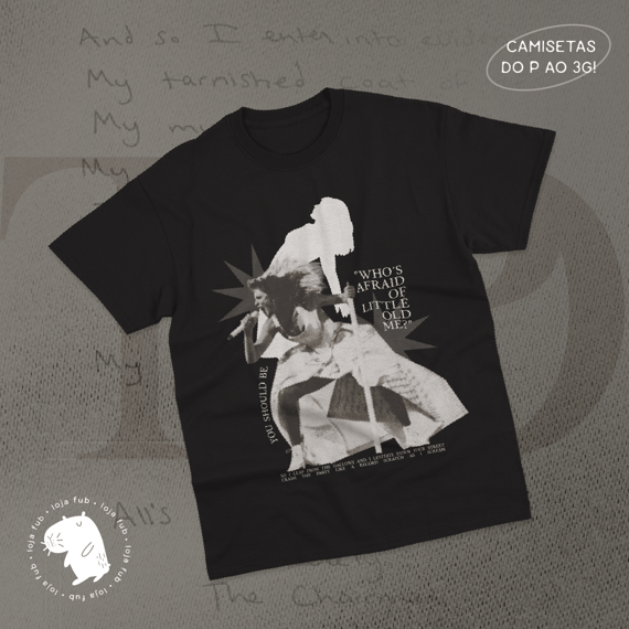 Camiseta Whos Afraid Preto