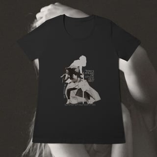 Nome do produto Baby Tee Whos Afraid Preto
