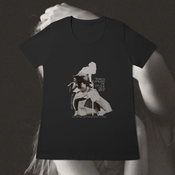 Baby Tee Whos Afraid Preto