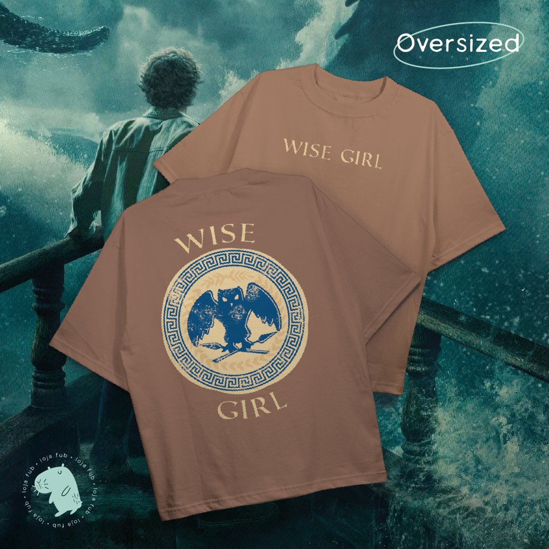 Nome do produto: Camistea Oversized Wise Girl