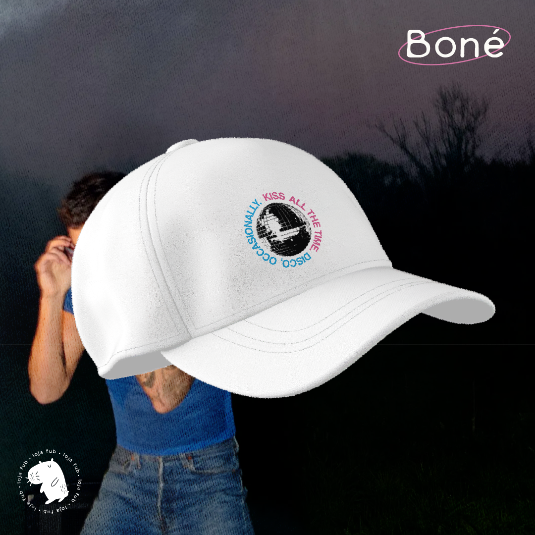 Nome do produto: Boné Kiss & Disco