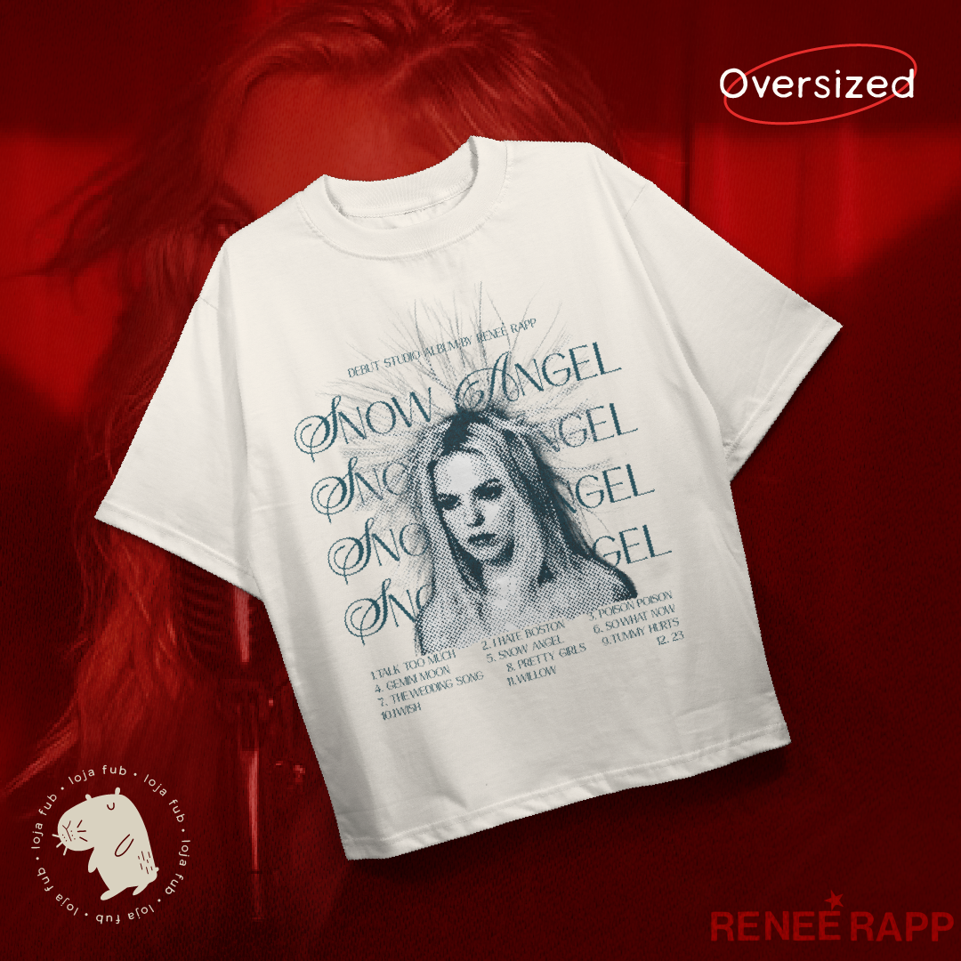 Nome do produto: Camiseta Oversized Snow Angel Branca