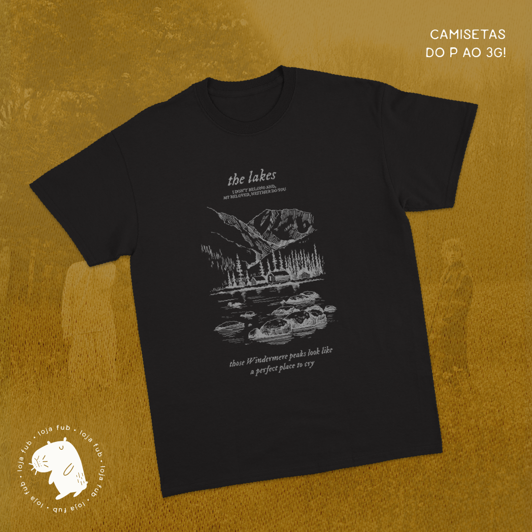 Nome do produto: Camiseta The Lakes Preto
