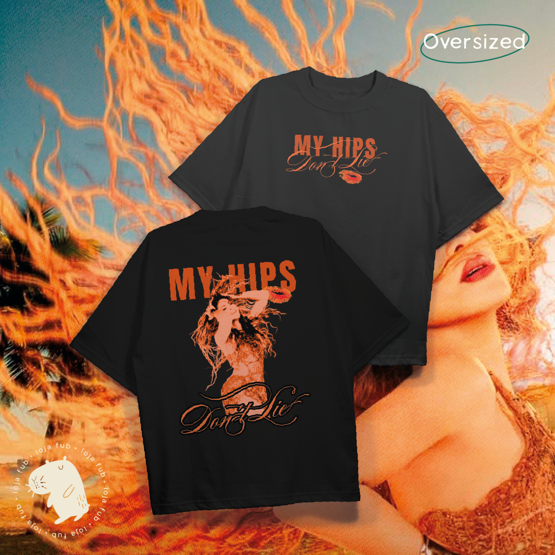 Nome do produto: Camiseta Oversized Hips Dont Lie
