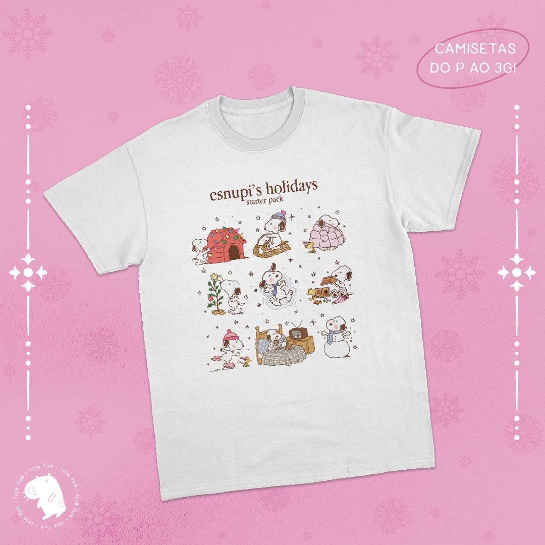 Nome do produto: Camiseta Esnupis Holidays