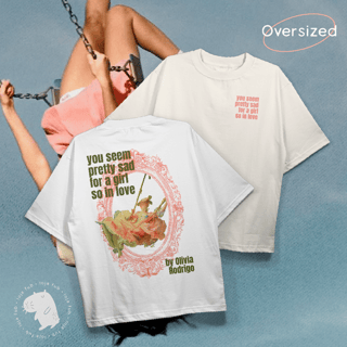Camiseta Oversized Girl So In Love