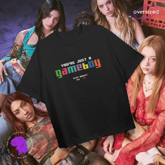 Camiseta Oversized Gameboy