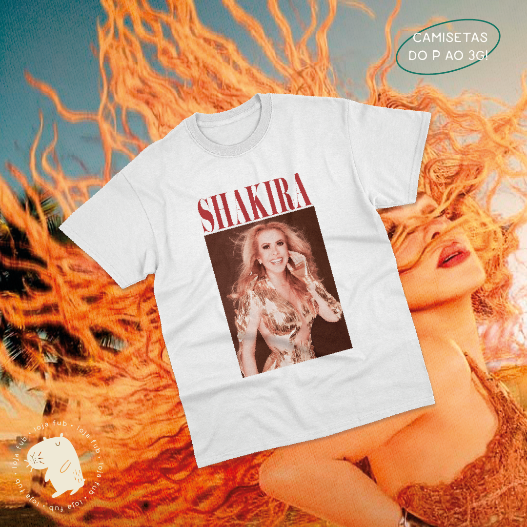Nome do produto: Camiseta Shakira