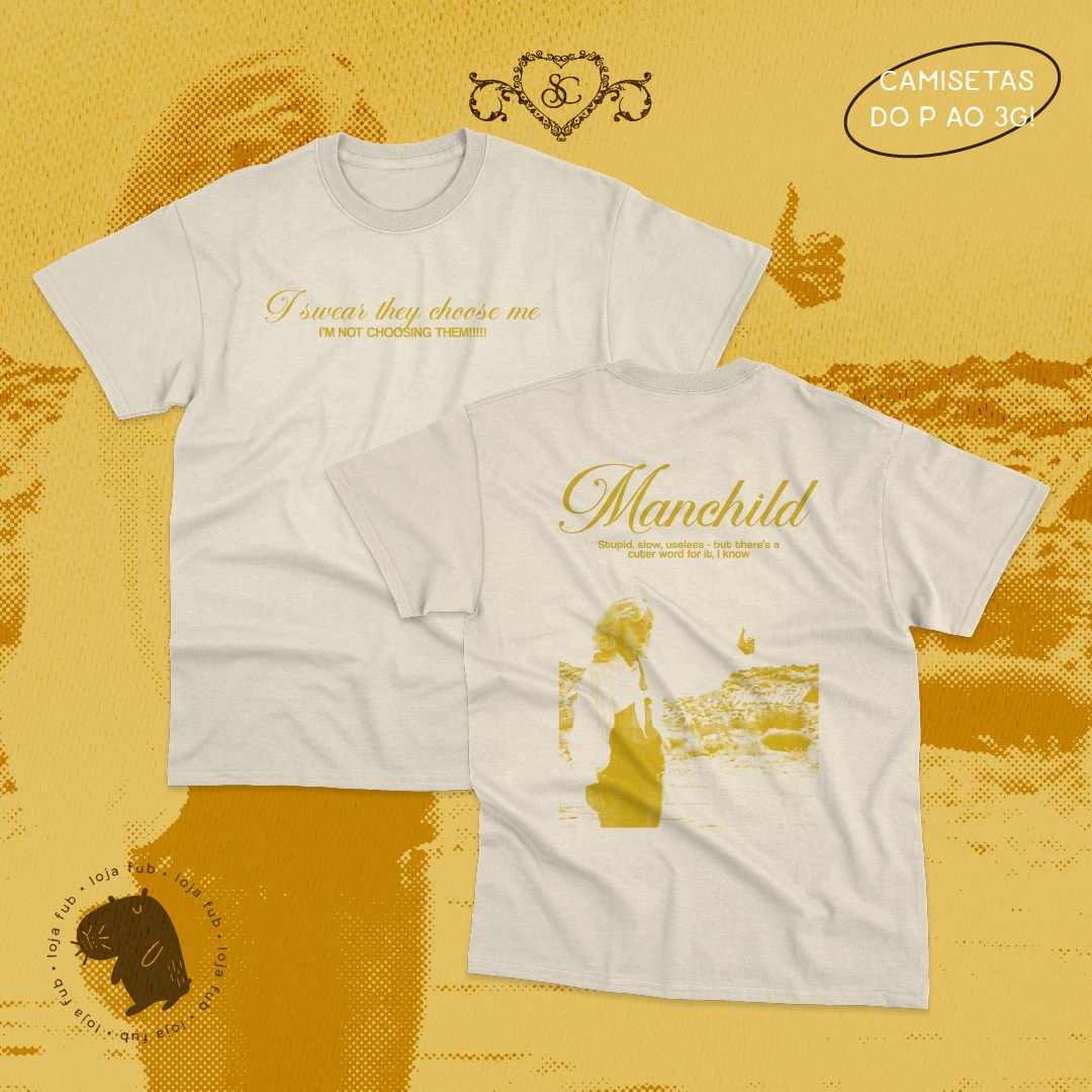 Nome do produto: Camiseta They Choose Me Branco