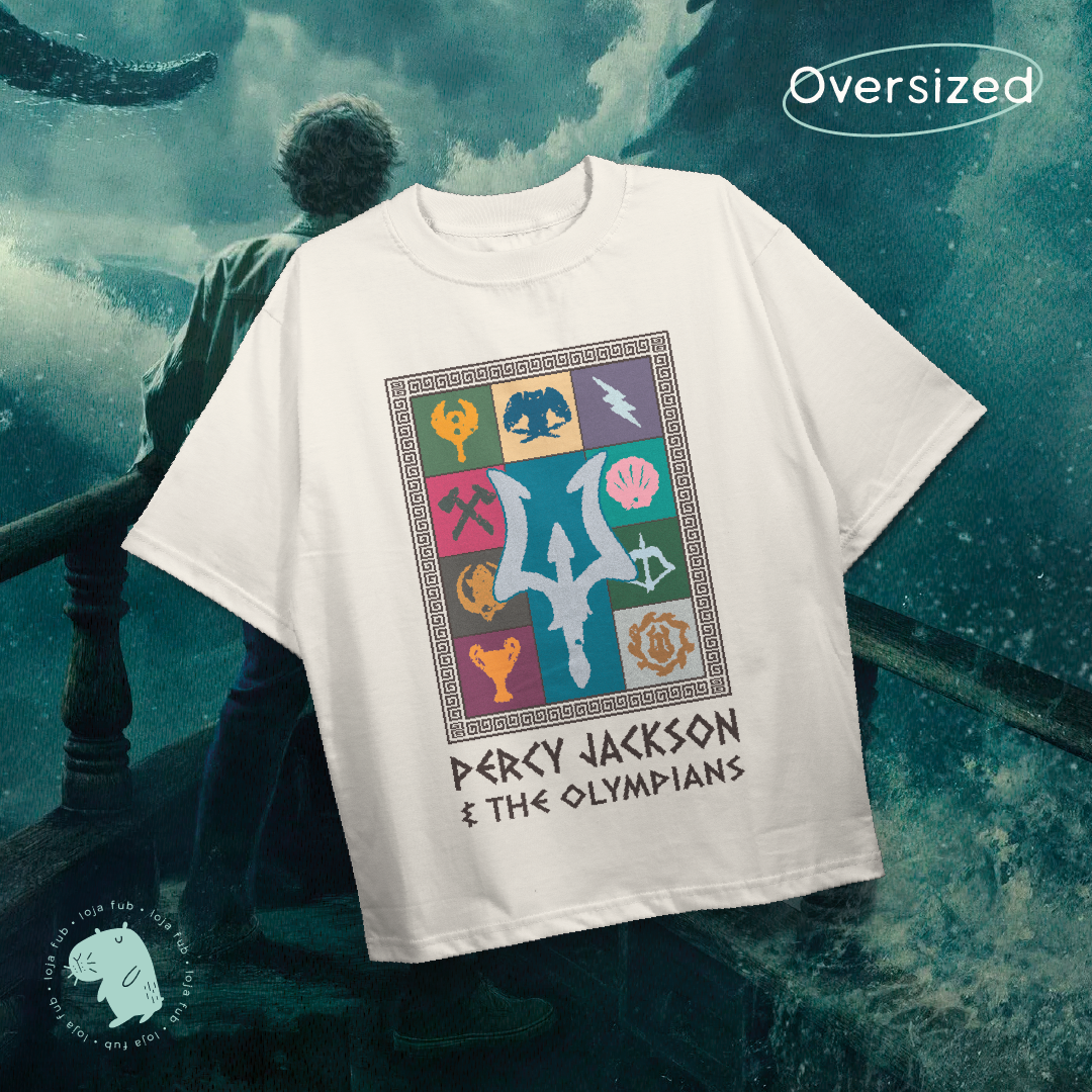 Nome do produto: Camiseta Oversized PJO Eras