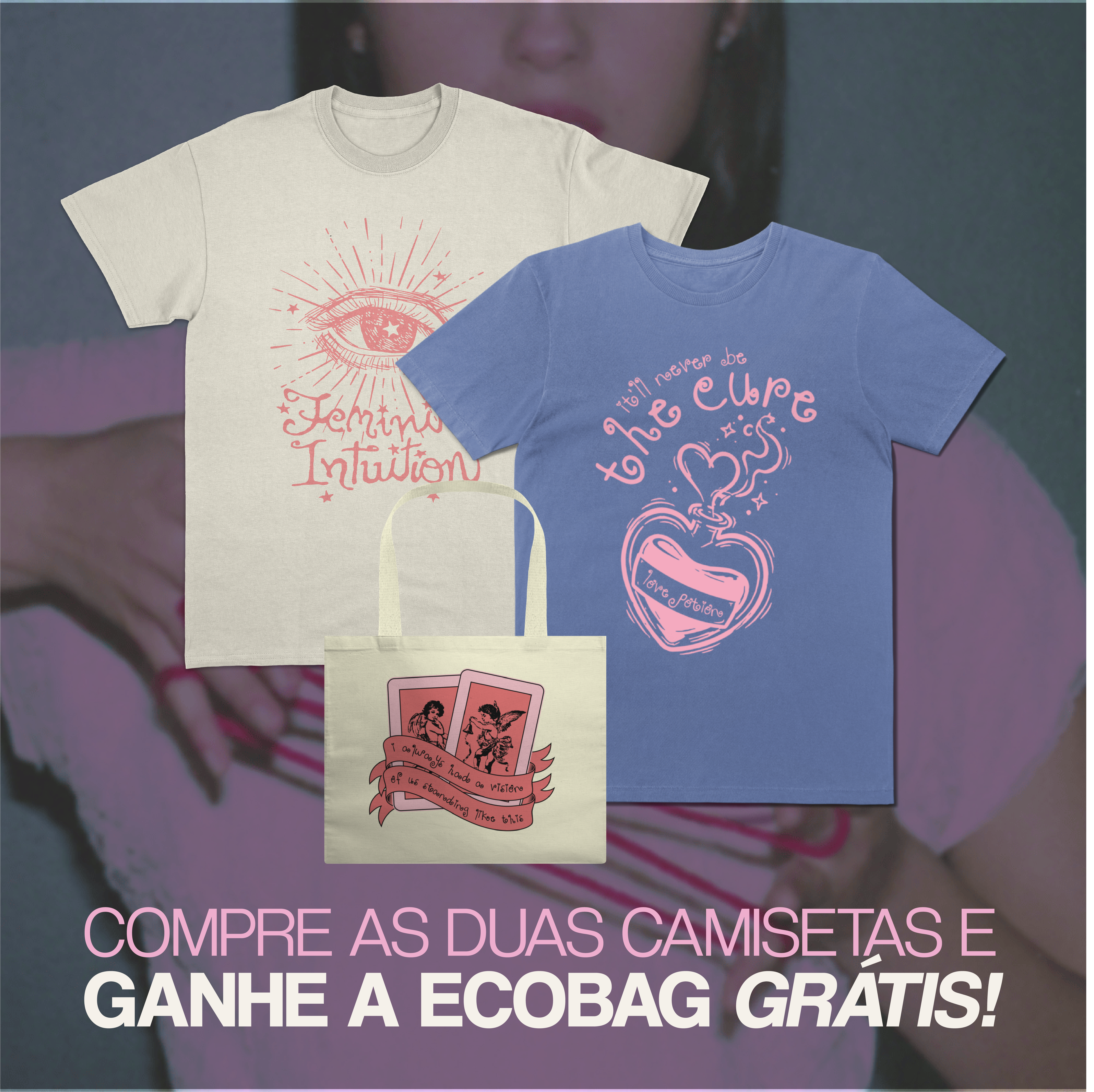 Kit The cure + Feminine Intuition + Ecobag Drop Dead