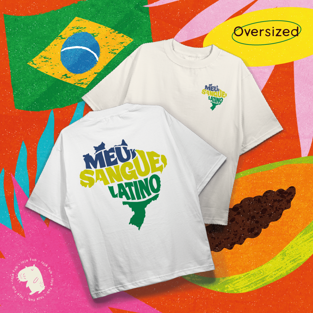 Nome do produto: Camiseta Sangue Latino