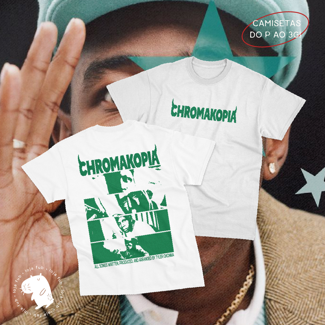 Nome do produto: Camiseta Chromakopia