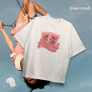 Camiseta Oversized Drop Dead