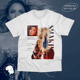 Camiseta Shakira Branco