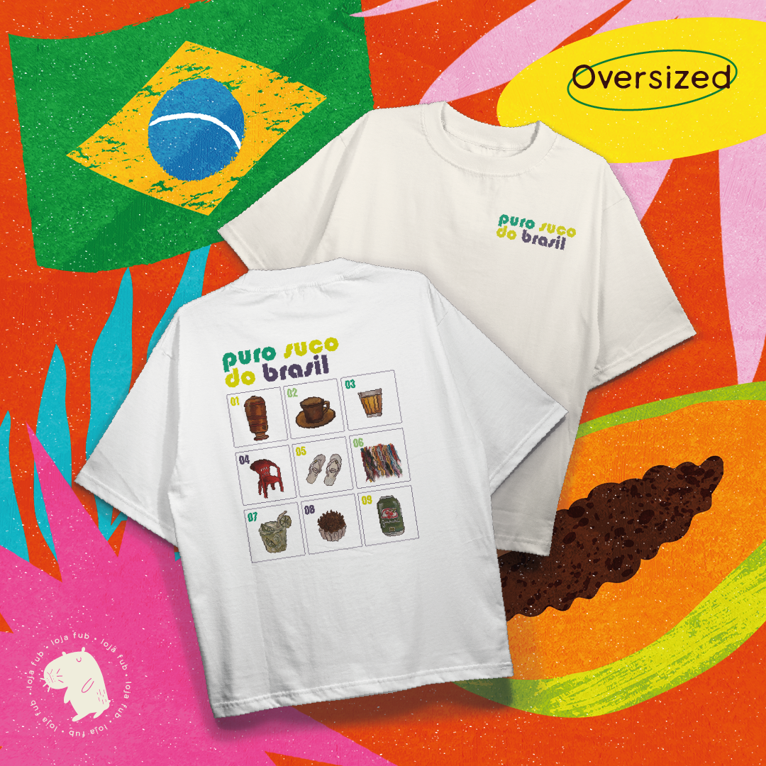 Nome do produto: Camiseta Oversized Brasilidades