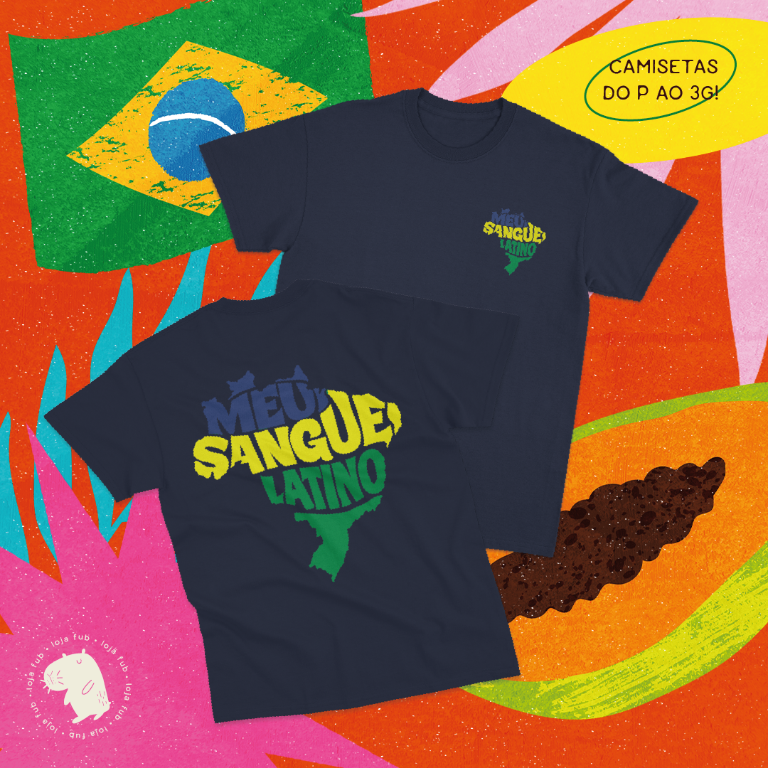Nome do produto: Camiseta Sangue Latino