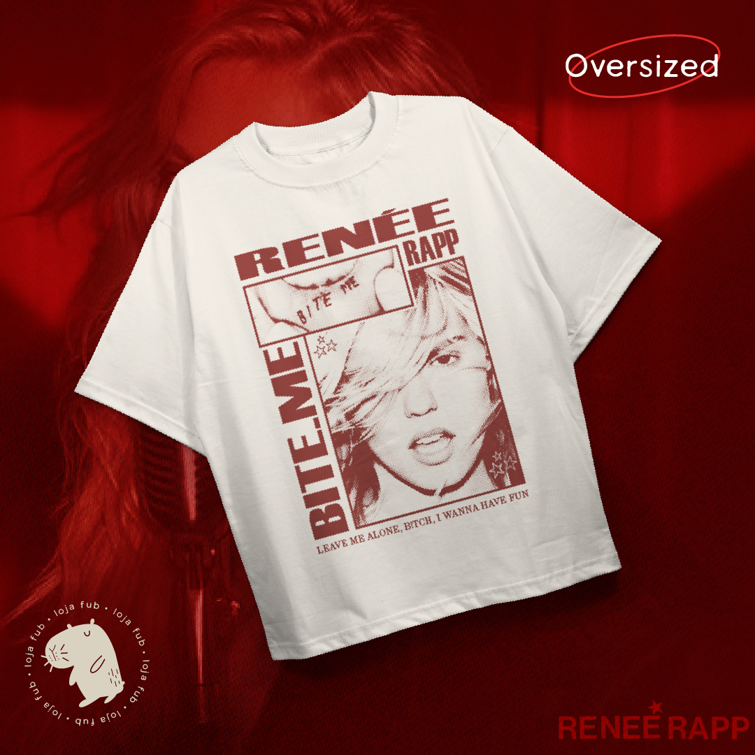 Nome do produto: Camiseta Oversized Bite Me