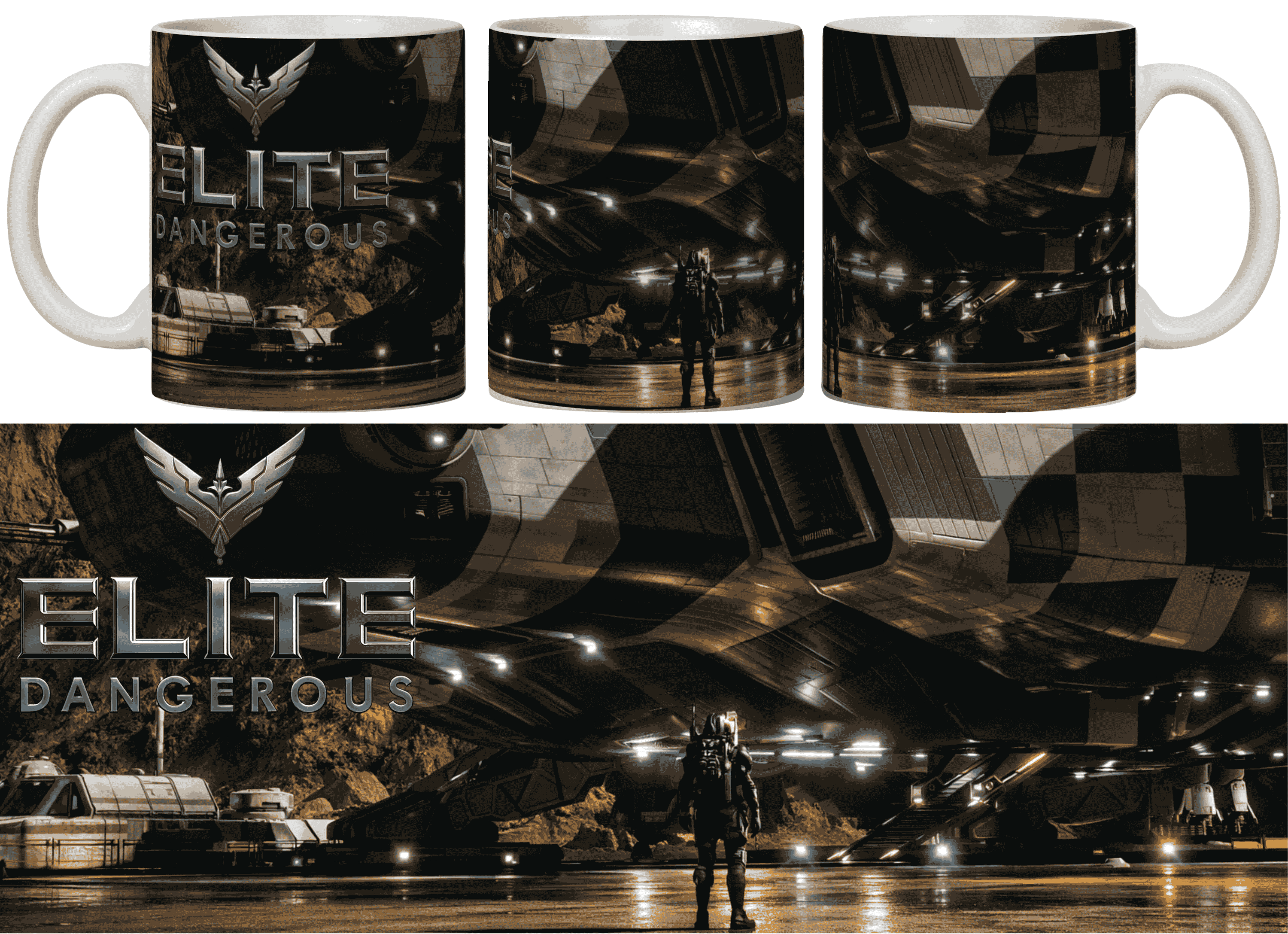 E D Caneca p/ nome 12