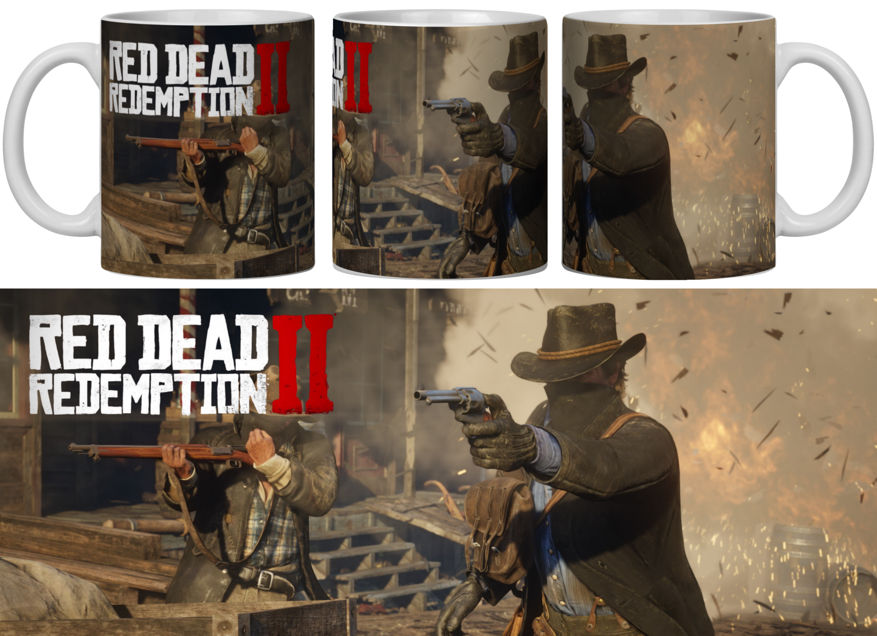 RDR II Caneca p/ nome 04