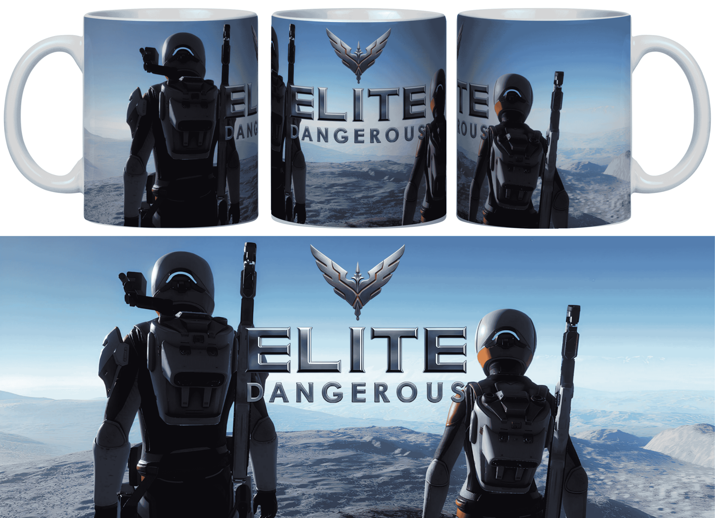 Nome do produto: E D Caneca p/ nome 03