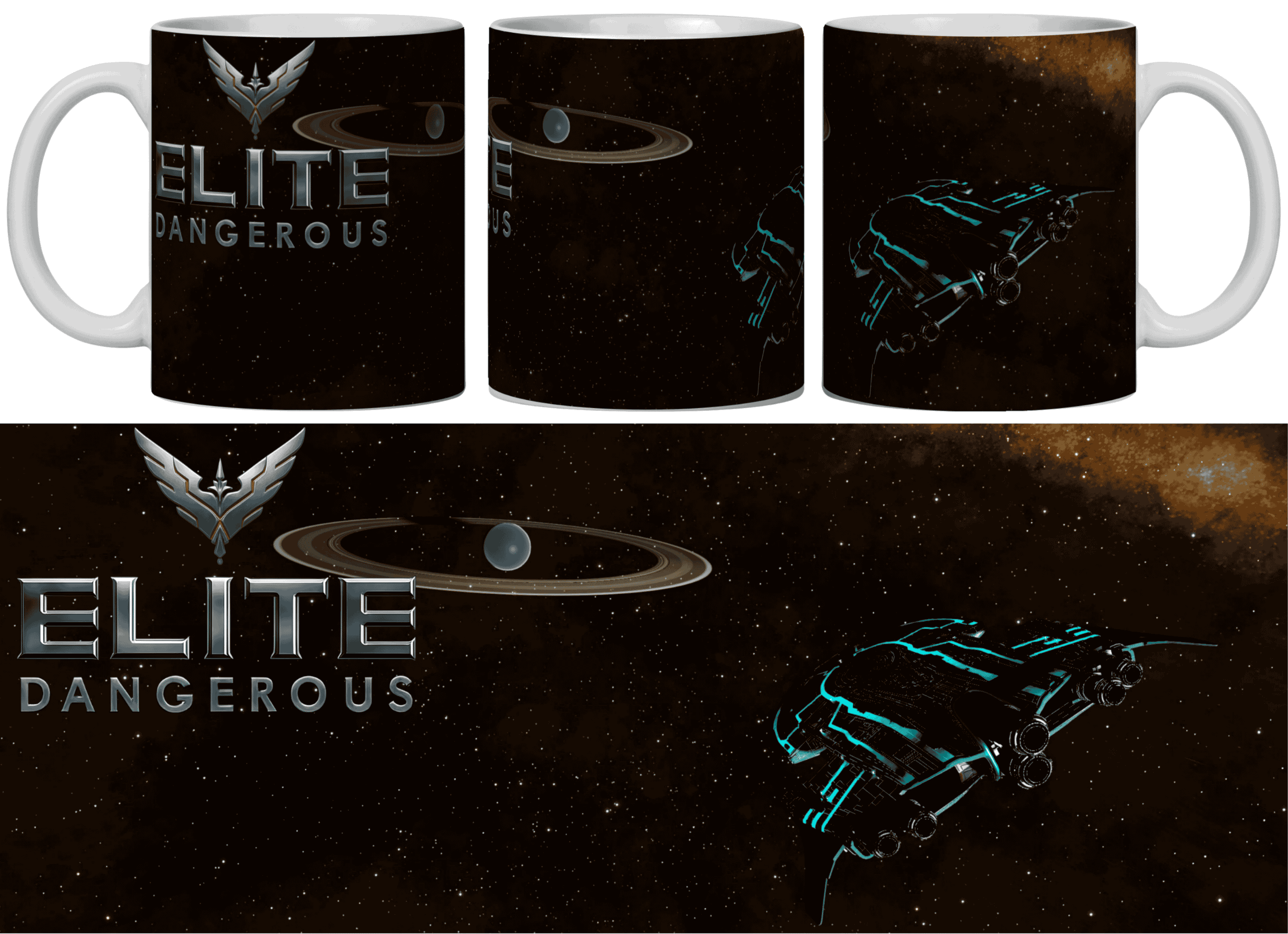 E D Caneca p/ nome 15