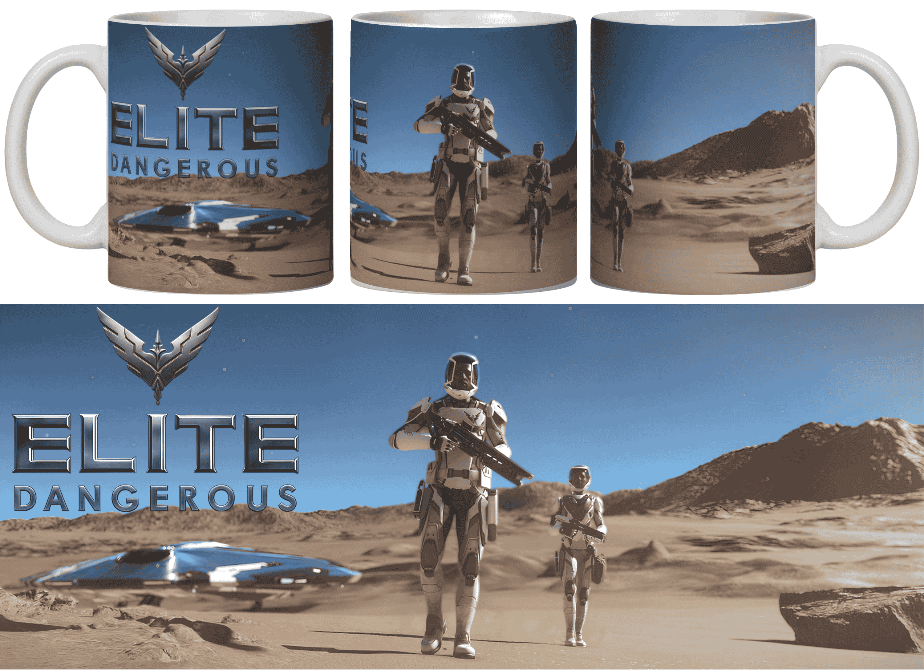 Nome do produto: E D Caneca p/ nome 02