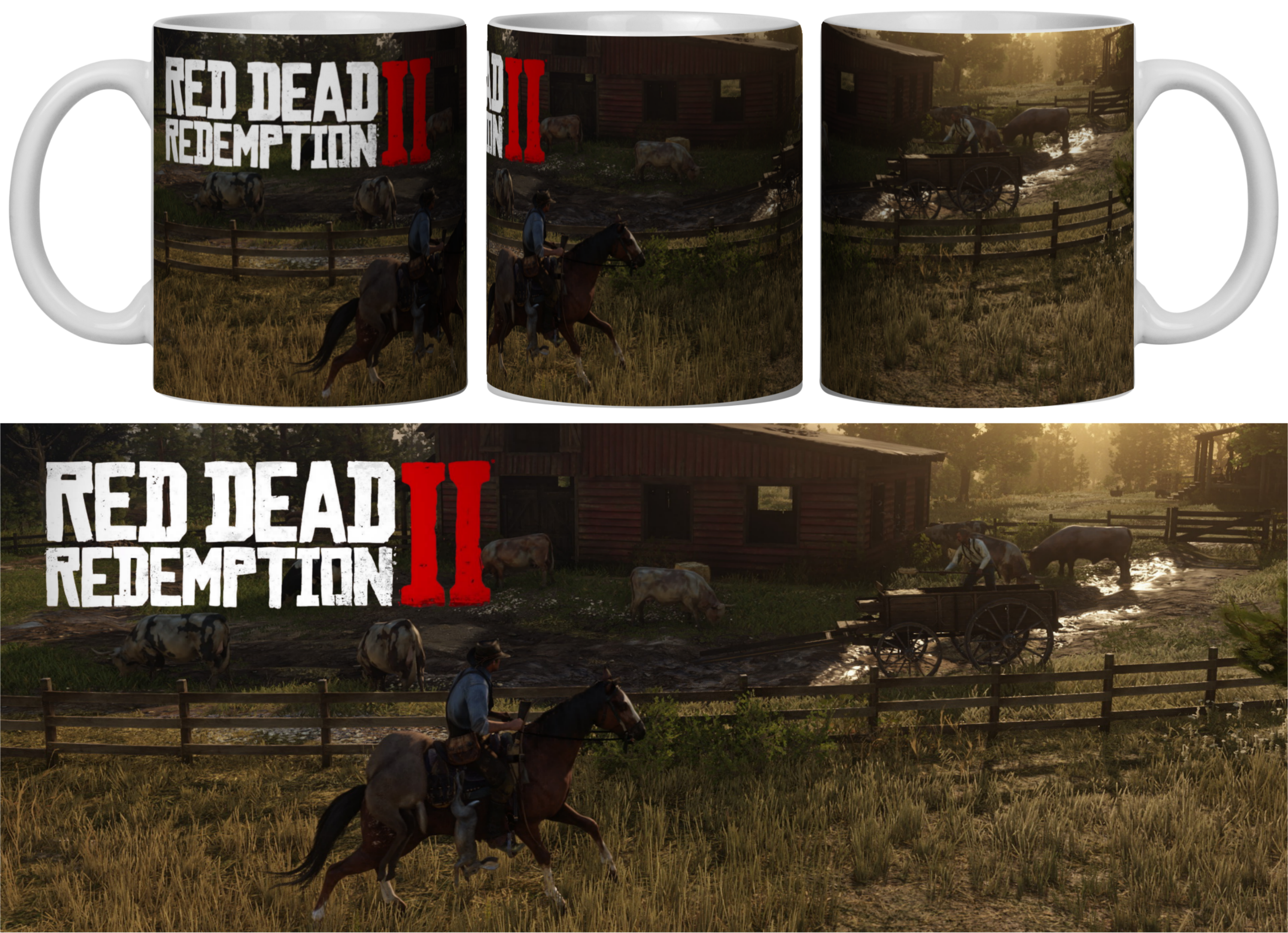 RDR II Caneca p/ nome 07
