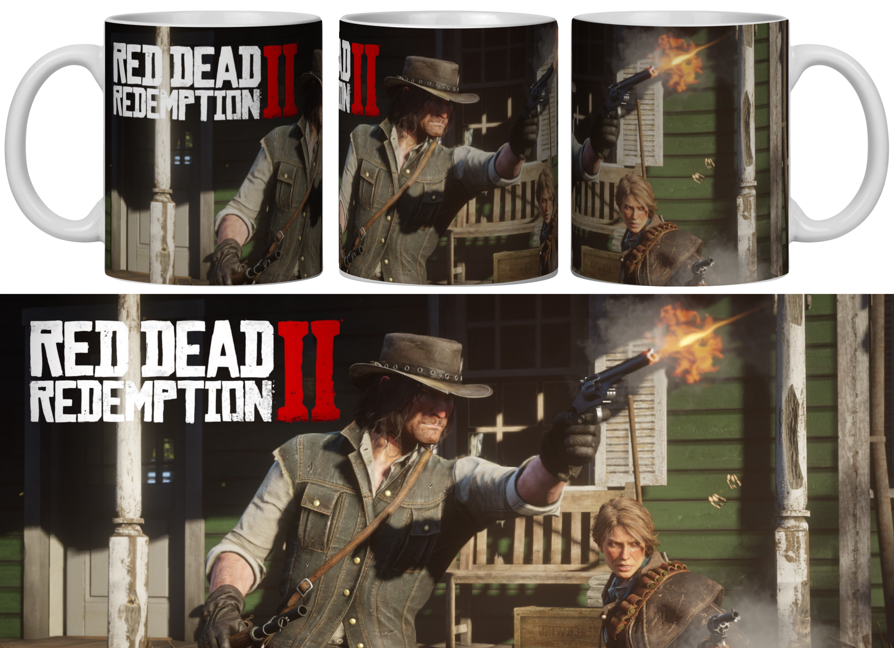 RDR II Caneca p/ nome 08