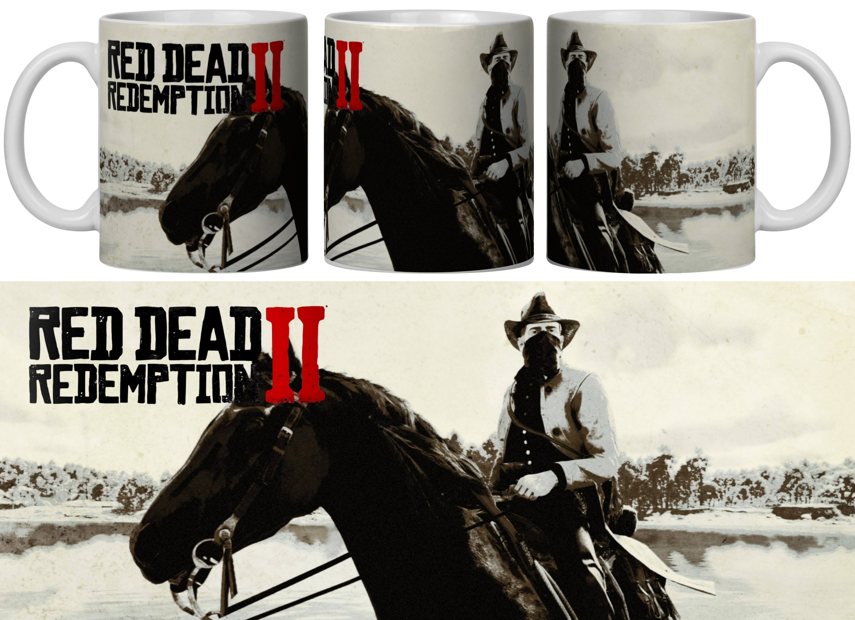RDR II Caneca p/ nome 32