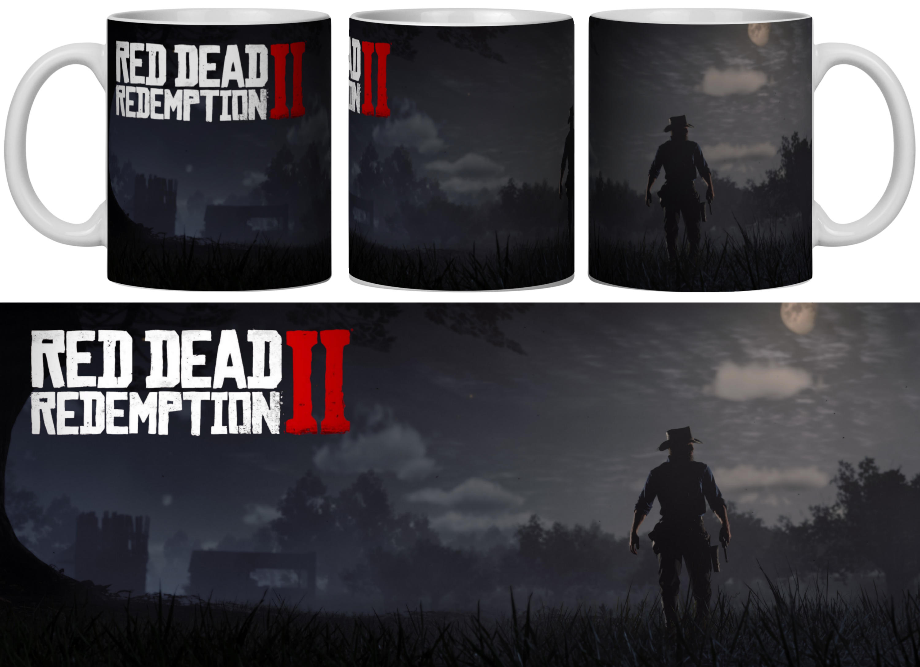 RDR II Caneca p/ nome 12