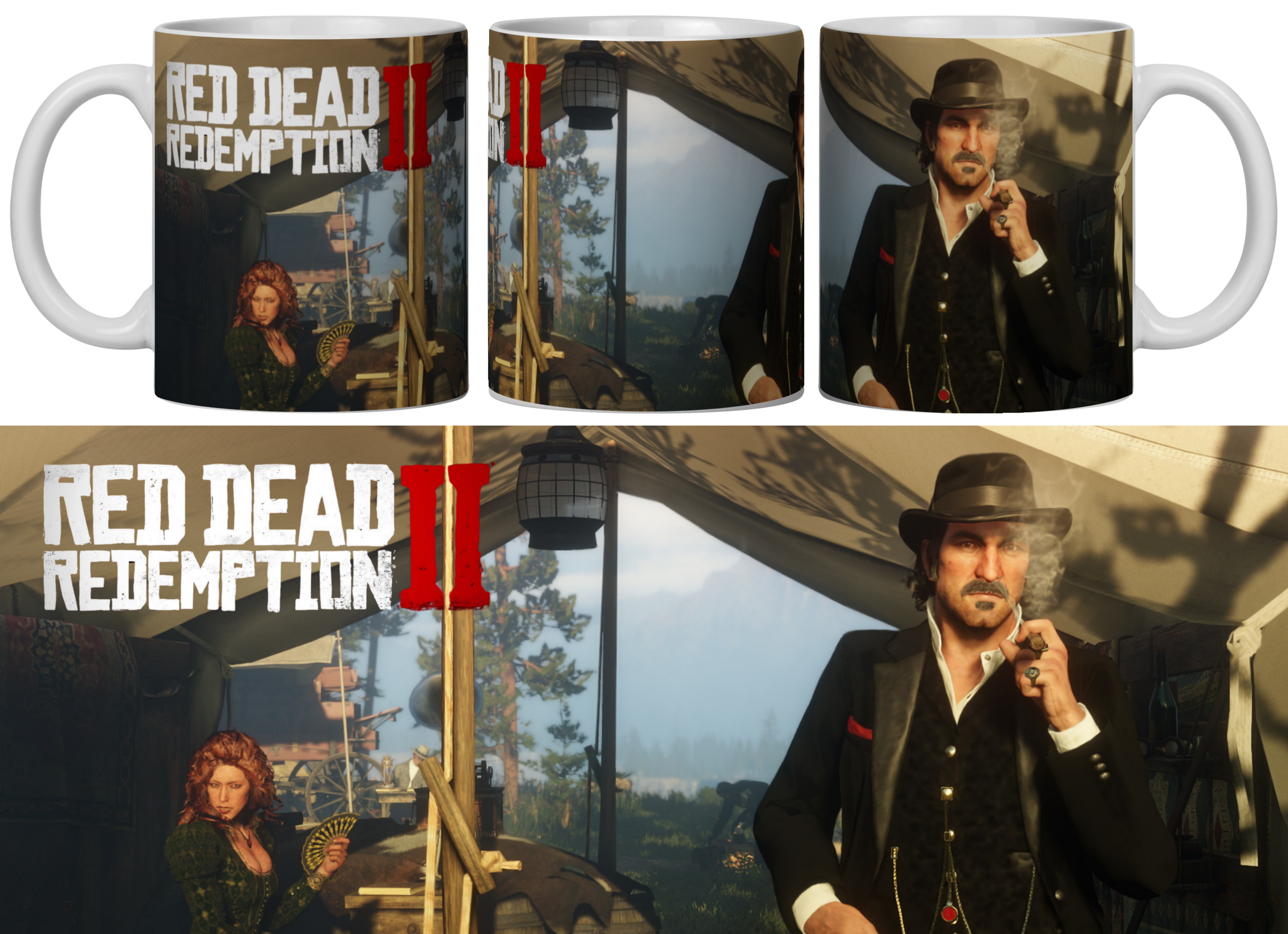 RDR II Caneca p/ nome 02