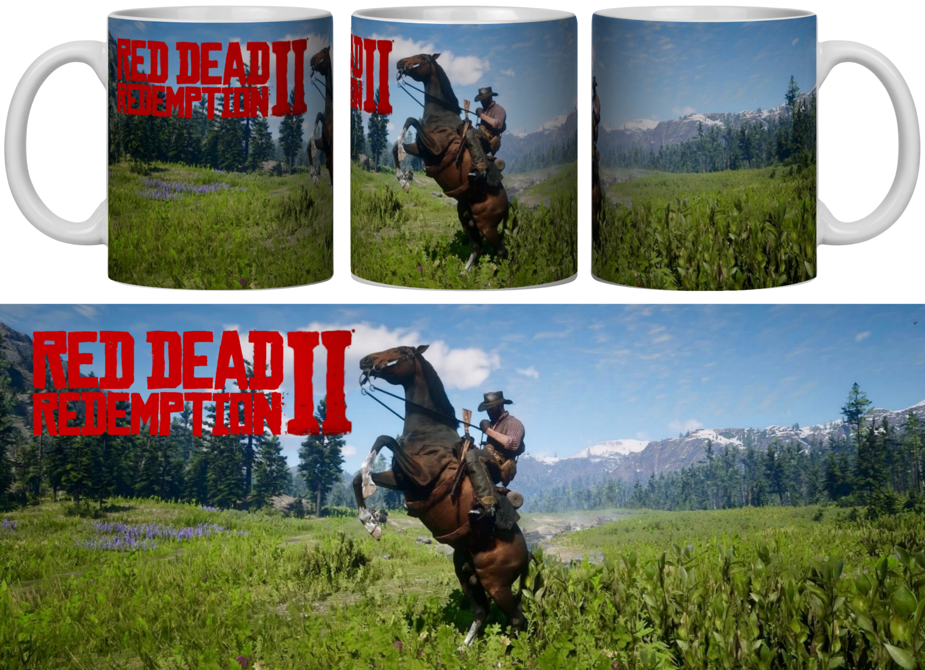 RDR II Caneca p/ nome 36