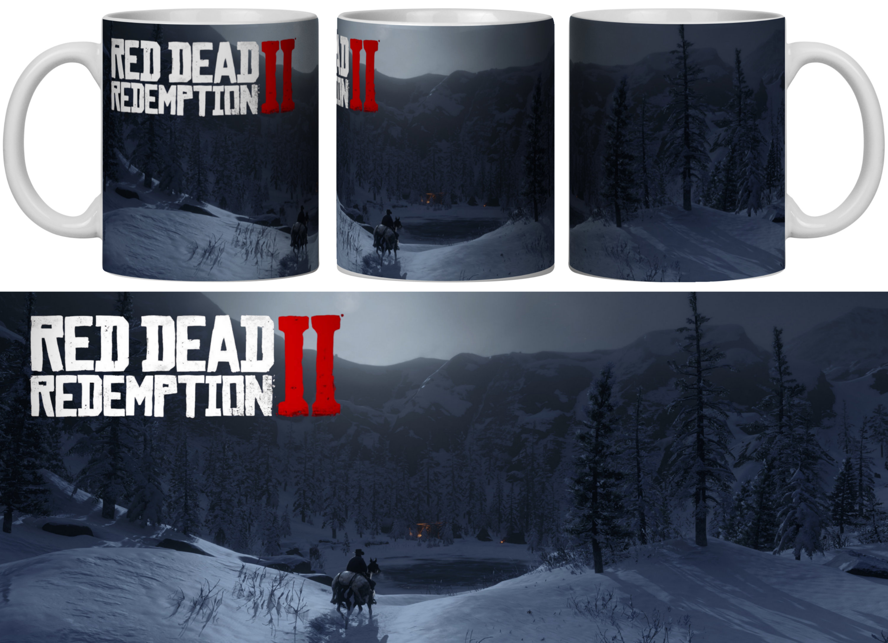 RDR II Caneca p/ nome 16