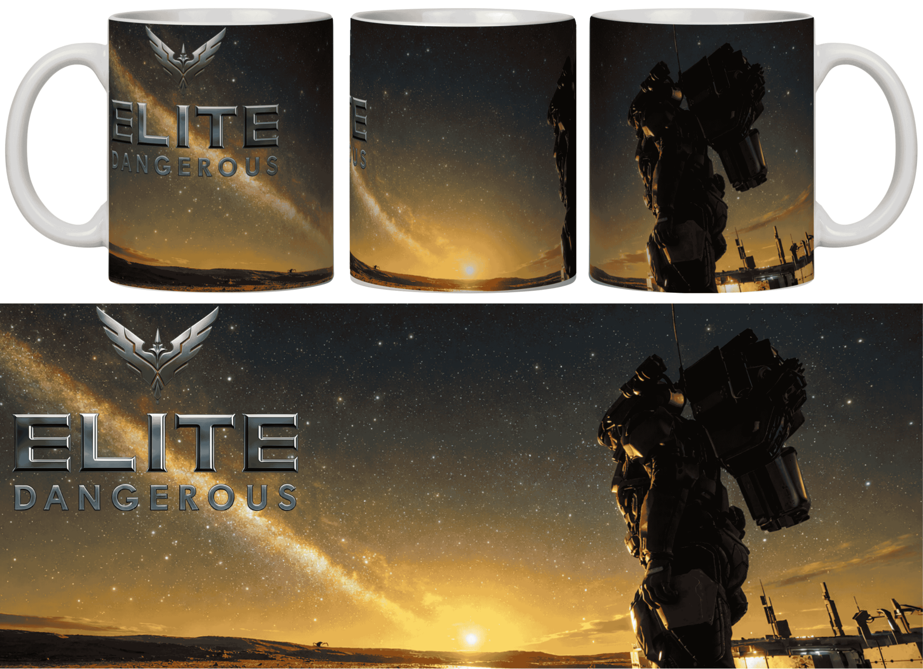 E D Caneca p/ nome 11