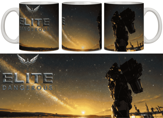 E D Caneca p/ nome 11