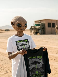 Camiseta Area 51 Agenda