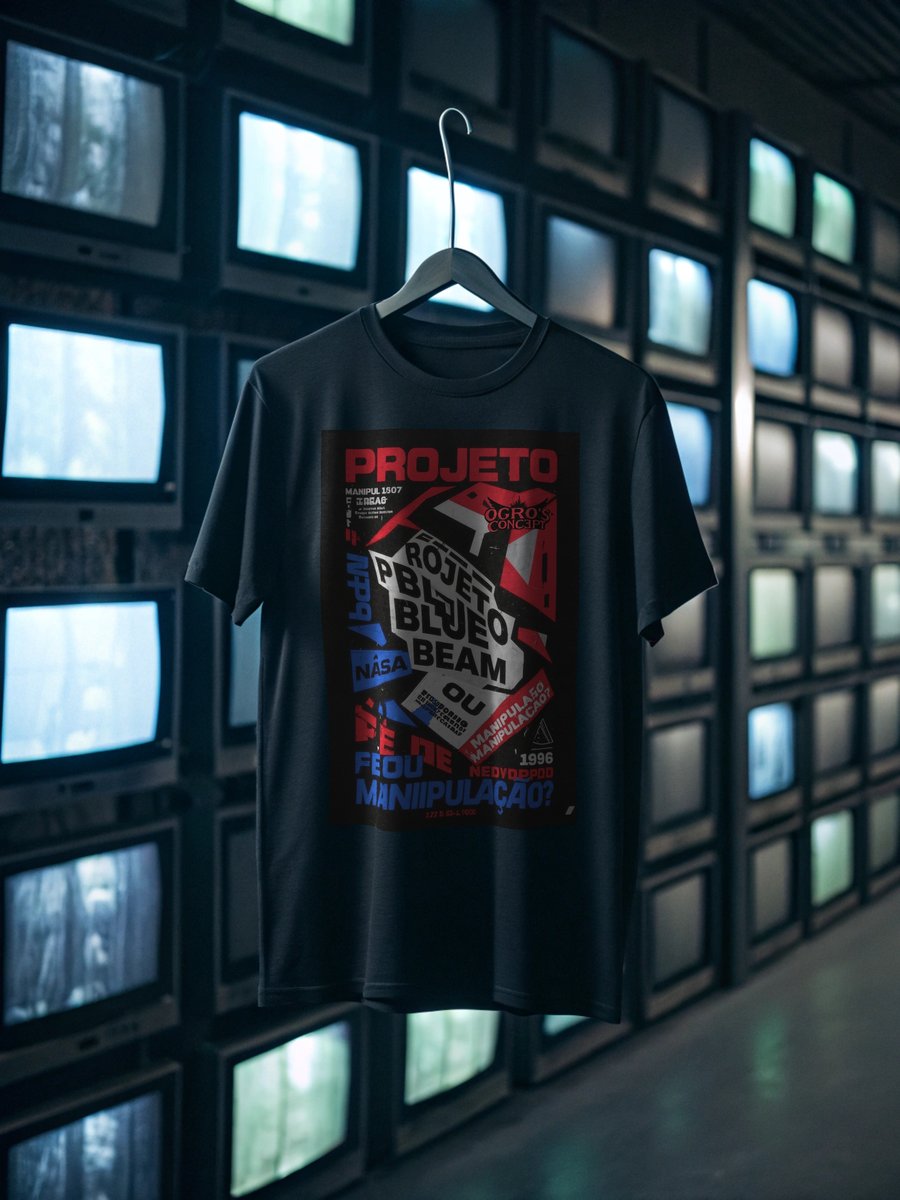 Nome do produto: Camiseta Projeto Blue Beam - Teoria da Conspiração