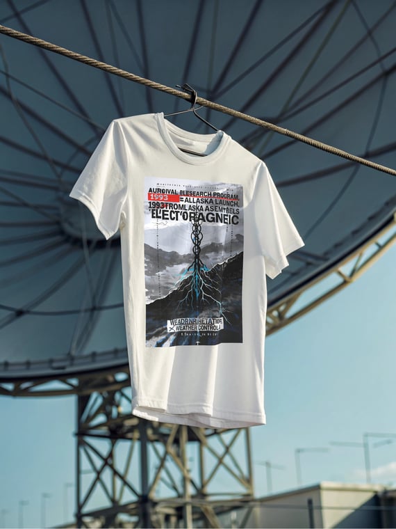 Camiseta Projeto HAARP - 1993