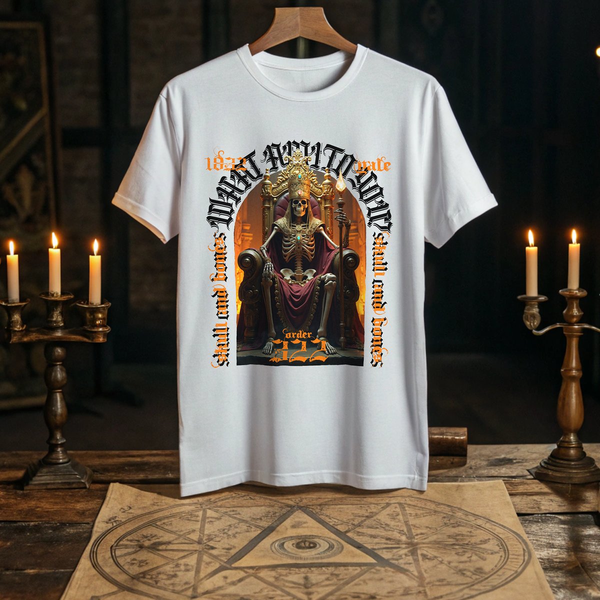 Nome do produto: Camiseta king Skull and Bones