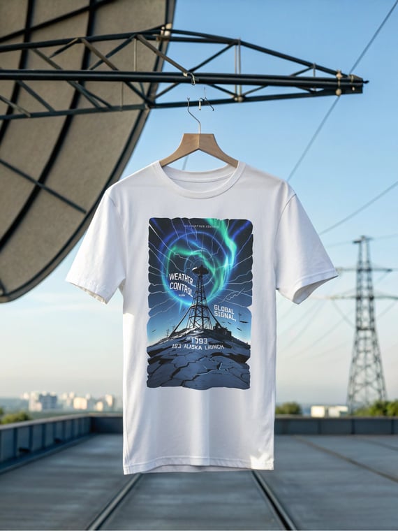 Camiseta Projeto HAARP 