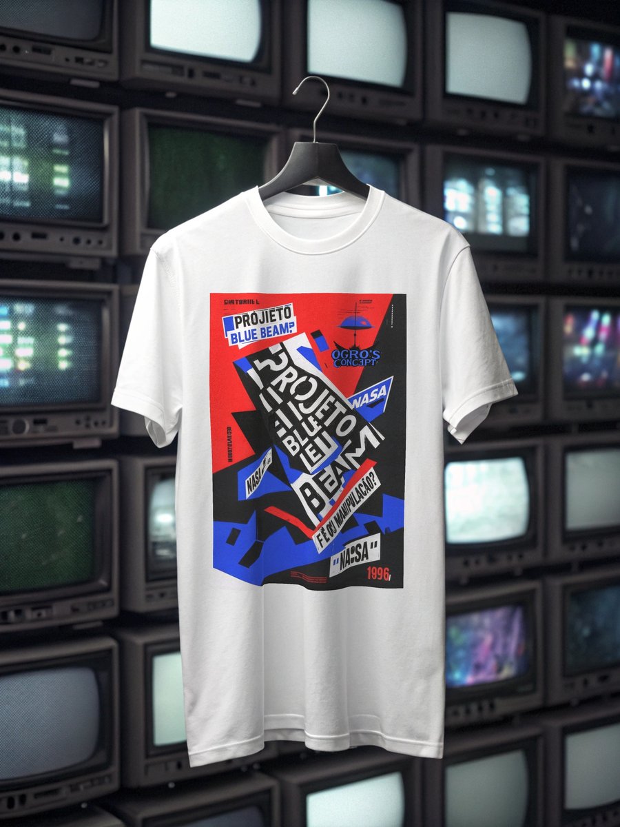 Nome do produto: Camiseta Projeto Blue Beam - Teoria da Conspiração