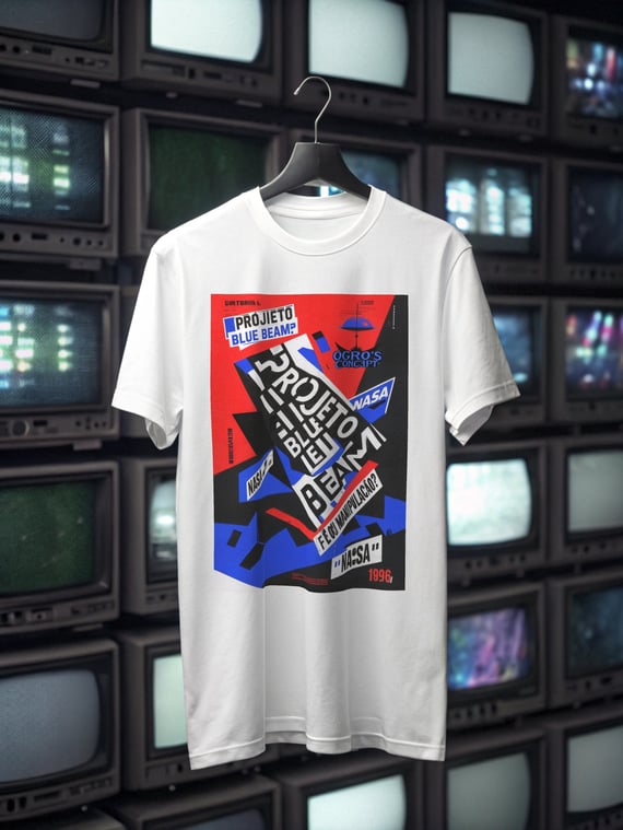 Camiseta Projeto Blue Beam - Teoria da Conspiração