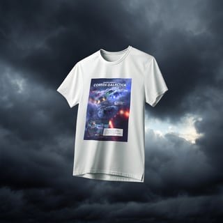Nome do produtoCamiseta Drovini, Raio Bola e Balão - Corrida Galática
