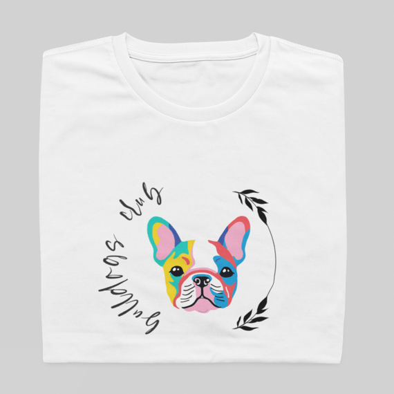T- shirt Quality - Bulldogs CLUB - BRANCO