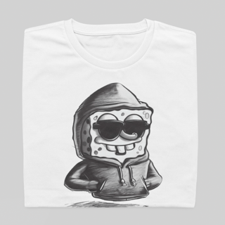 Nome do produto T- shirt Quality - Crazy Bob - BRANCO