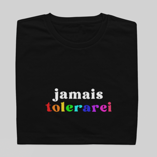 Nome do produto T- shirt Quality - TOLERAREI - COLORIDO