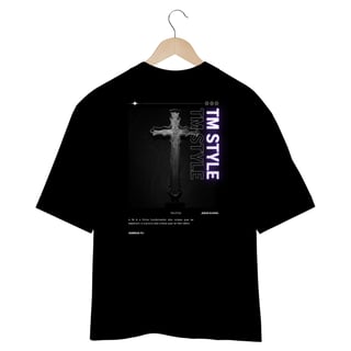 Nome do produto CAMISA OVERSIZED PRETA TM STYLE 