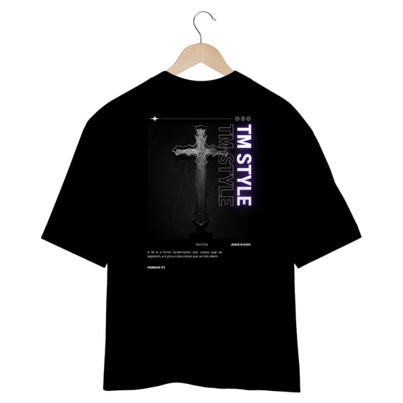 CAMISA OVERSIZED PRETA TM STYLE 