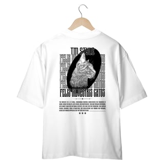 Nome do produto CAMISA OVERSIZED TM STYLE CAT BRANCA